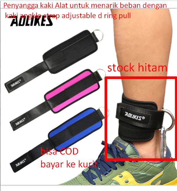 Penyangga kaki Alat untuk menarik beban dengan kaki angkle strap adjustable d ring pull