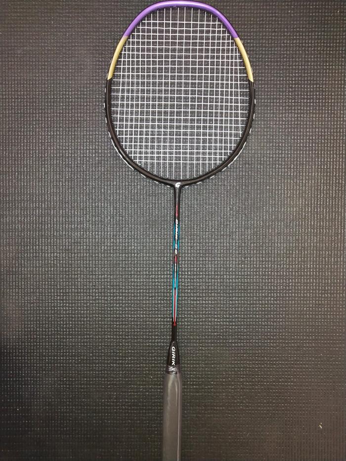 Raket Badminton GIRIK GRK09 Original LBS 26 BLACK METALIC PURPLE GREEN