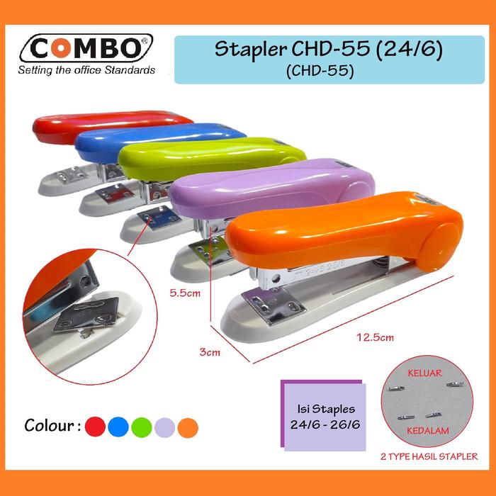 Hekter CHD-55 / Stapler jilid / Stapler HD-55 Kangaro / Alat Staples no.3 Kangaro