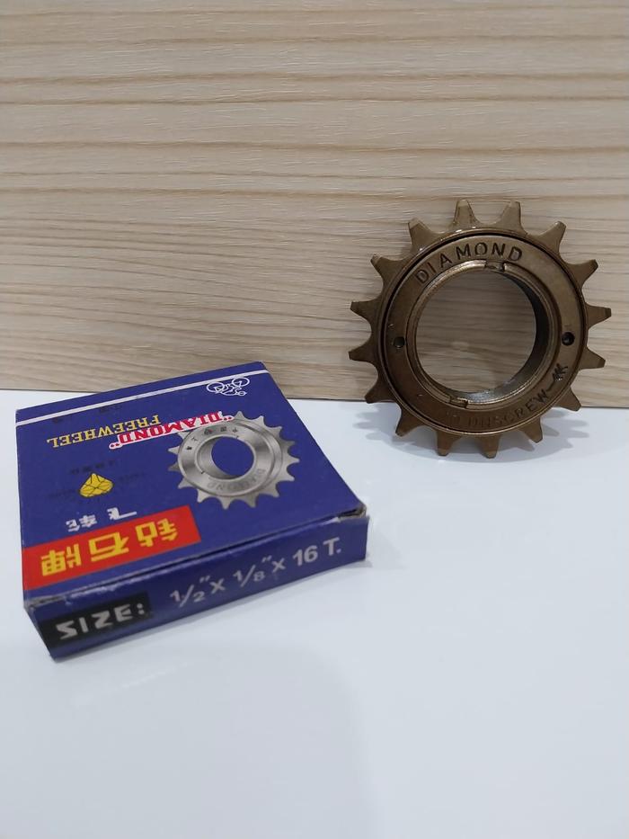 freewheel sepeda cocok ukuran 12 16 18 20 24 26 gear belakang sepeda diamond 16T