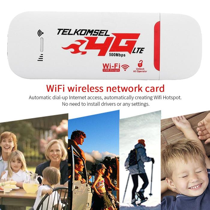 Modem WIFI All Operator Kartu Jaringan Nirkabel Laptop Komputer Mobil Wifi Portabel 4G Kartu Jaringa