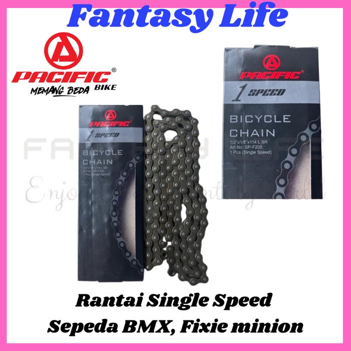 Fantasy Rantai Sepeda anak BMX Fixie Pacific Single Speed tidak pakai operan gigi