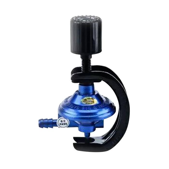 Regulator Gas DESTEC COM 201-S Pengaman Putar Aman Anti Bocor 201S SNI