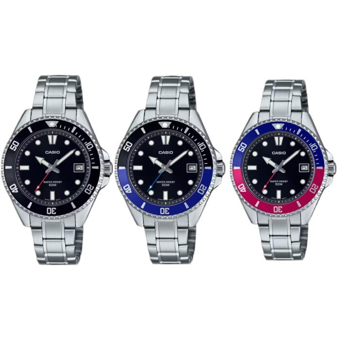 Jam tangan wanita Casio Mdv-10d-1a1vdr / Casio rantai mdv-10d original