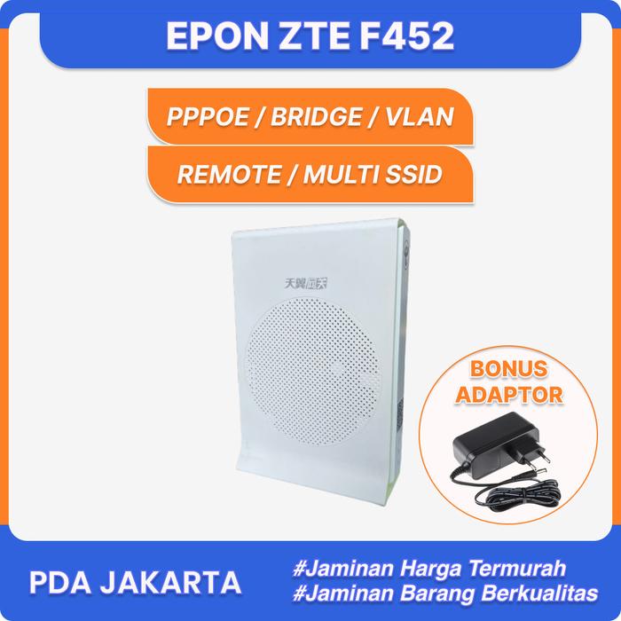 Modem ONT ONU EPON ZTE F452 Bonus Adaptor