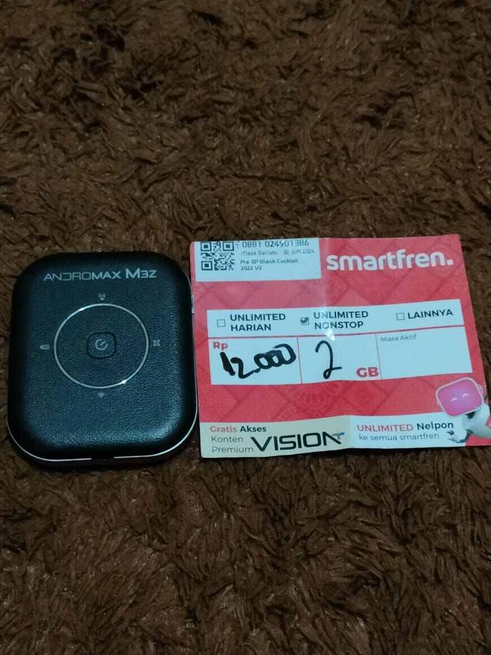 Modem Andromax M3Z,M3Y,M3S plus perdana smartfren 2GB