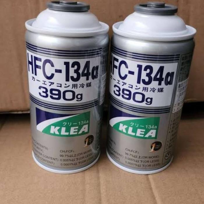 1 PCS Refrigeran/ gas AC 134a kaleng 390g Refrigeran / gas ac 134a klea 134a Refrigeran/ FFREONN  ga