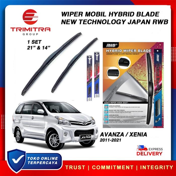 Wiper Mobil AVANZA XENIA Karet Wiper Frameless Hybrid Blade RWB
