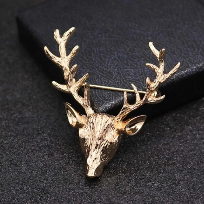Lapel Pin Brooch Rusa Deer Pin Jas