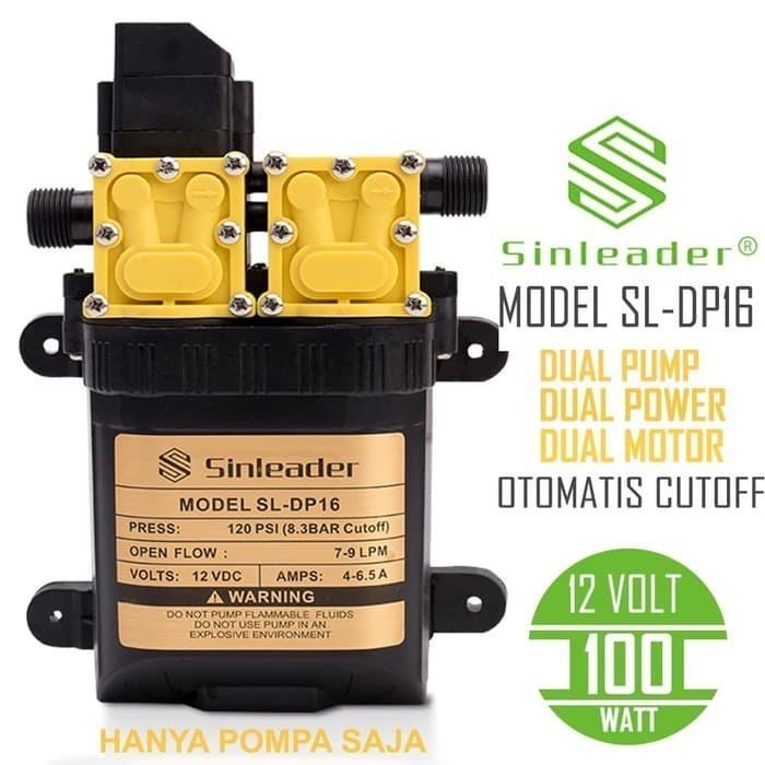 Pompa Steam Motor Mobil SINLEADER SL-DP16 Dual Pump JET 130PSI Murah