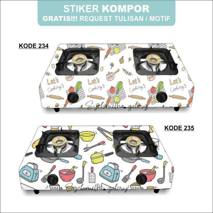HG405 STIKER KOMPOR KITCHEN TOOLS