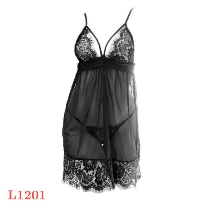 Baju Tidur Wanita Lingerie Sexy L1201 Babydoll