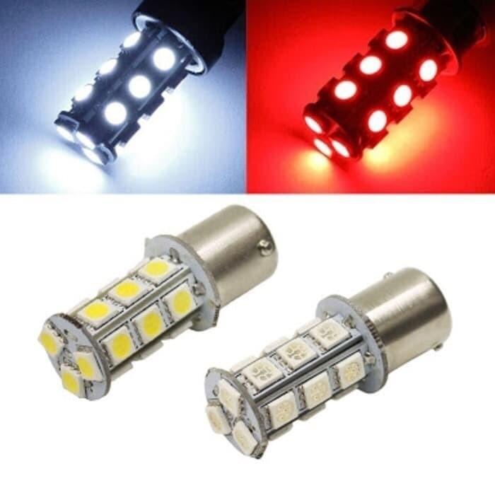 Lampu Led Rem Stop STROBO Flash Kedip Motor Mobil 18 SMD