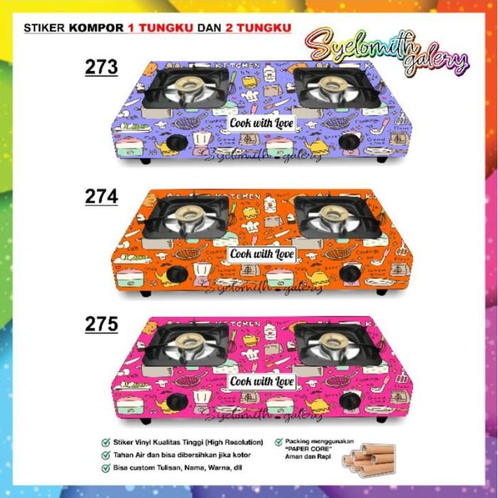 CT086 STIKER KOMPOR WATEROOF MOTIF