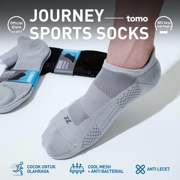 Tomo Journey Sports Ankle Socks - Grey