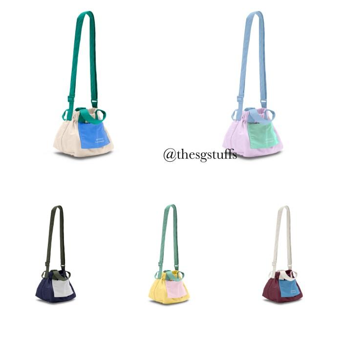 NEW!!! BEYOND THE VINES BTV Colourblock Micro Dumpling Bag/tas colorblock [Frosty Shop1]