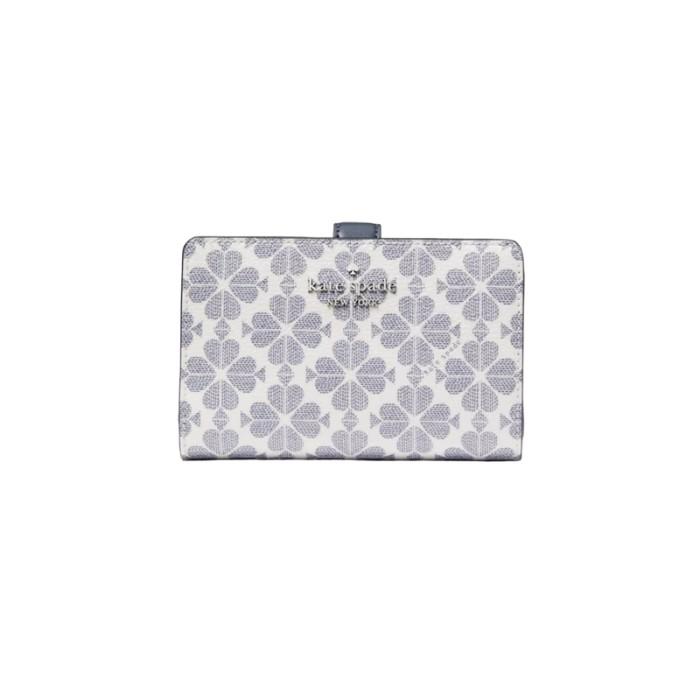 NEW!!! Dompet Ori KS Signature Spade Flower Medium Compact Wallet - Navy [Frosty Shop1]
