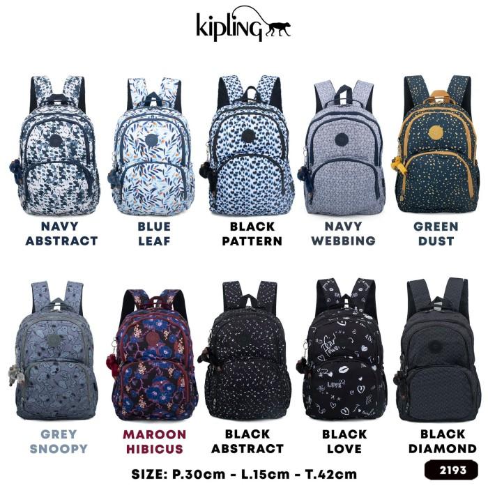 NEW!!! Tas Ransel Kipling Motif - Tas Laptop Backpack Sekolah Ukuran Besar [Frosty Shop1]