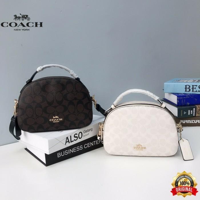NEW!!! Tas Wanita Coach Serena Satchel Crossbody Bag In Singnature Canvas [Frosty Shop1]