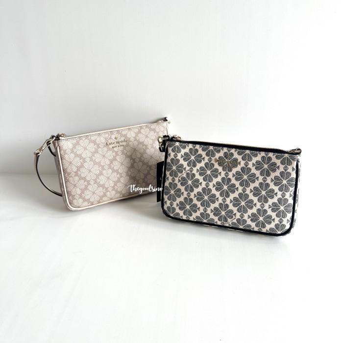 NEW!!! KS Spade Flower PVC Wristlet / Tas shoulder bag wanita [Frosty Shop1]