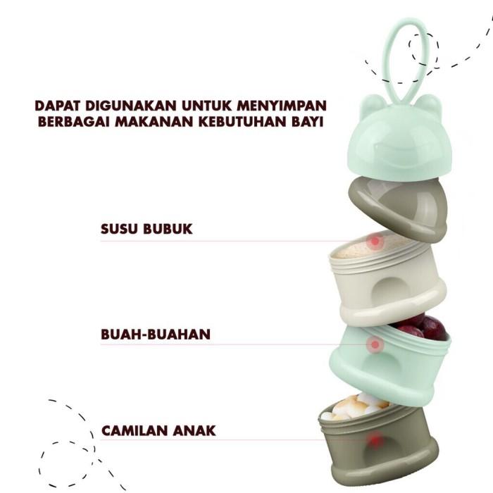 Dispenser Container Susu Kotak Tempat Susu Bubuk Traveling Bayi