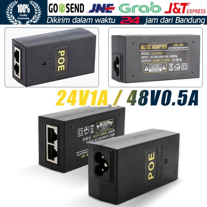 POE Power Over Injector Gigabit Passive Ethernet Adaptor POE 24V/48V
