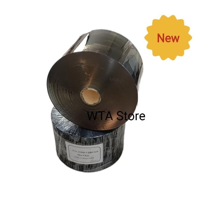 (SS) TIRAI PVC STRIP CURTAIN TIRAI PLASTIK Per Roll CLEAR (TS) 2mm 20cm 50m
