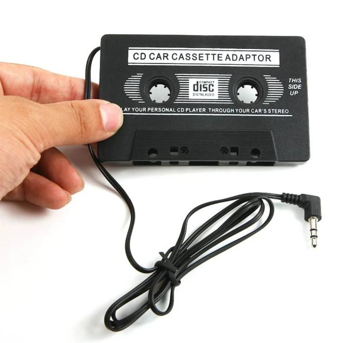 Konverter Kaset Tape Mobil Ke 3.5mm 6883 Black