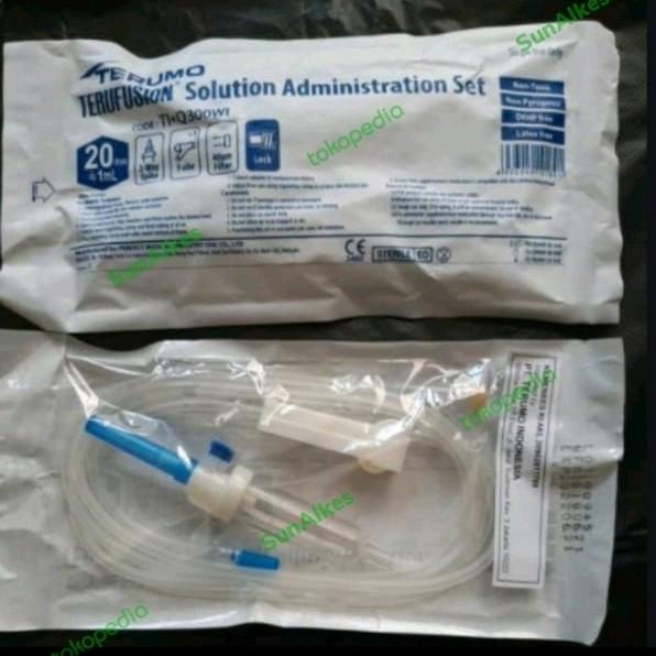 Terufusion Solution Administration Set Terumo isi 100pcs