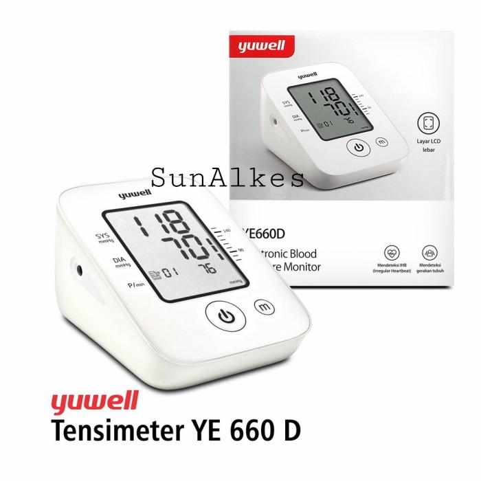 Tensimeter Digital Yuwell YE-660 D/Alat Ukur Tekanan Darah Yuwell