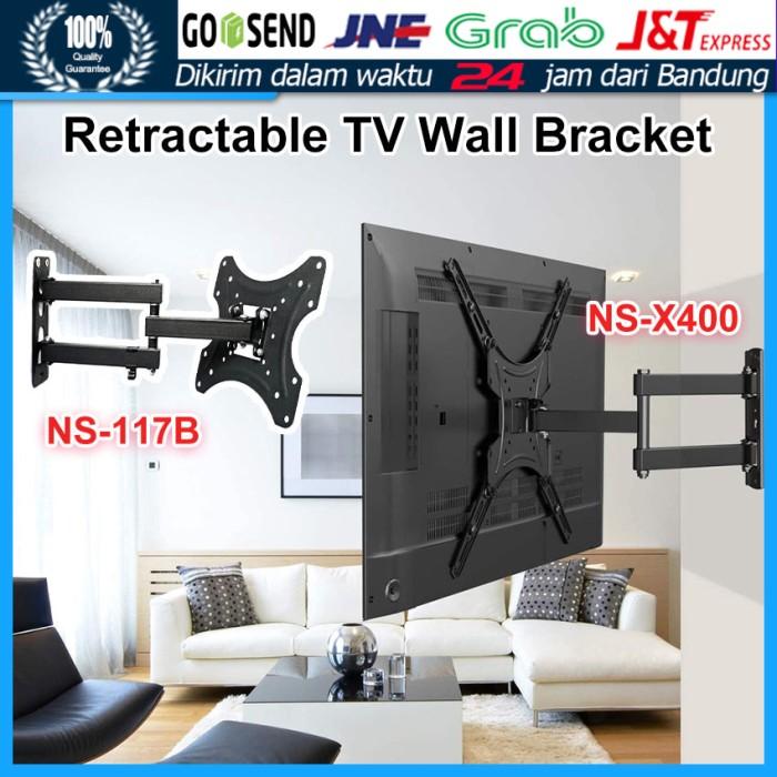 Bracket TV LED 55 - 14 inch Universal Bracket TV Swivel Fleksibel