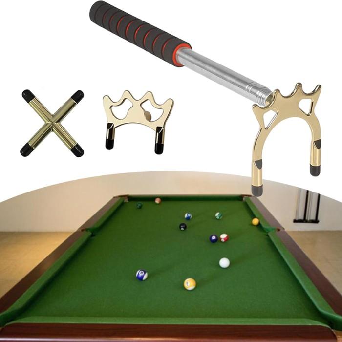 Bridge Cue Rest Head Lipat - Kepala Cagak Stick Biliar Billiard Bridge