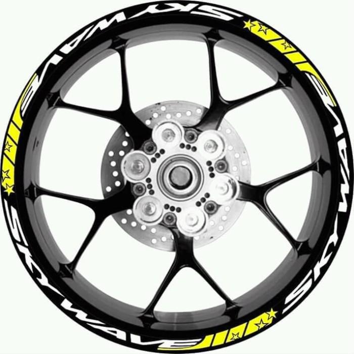 Promo Stiker velg custom suzuki skywave sticker lis whell rim