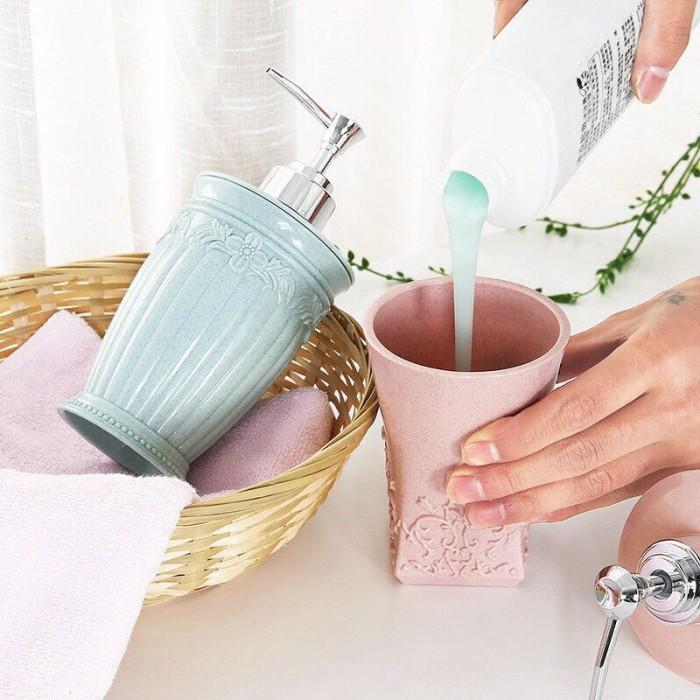 Botol Dispenser Sabun Cair Botol Shampoo Vintage Classic Klasik Tempat