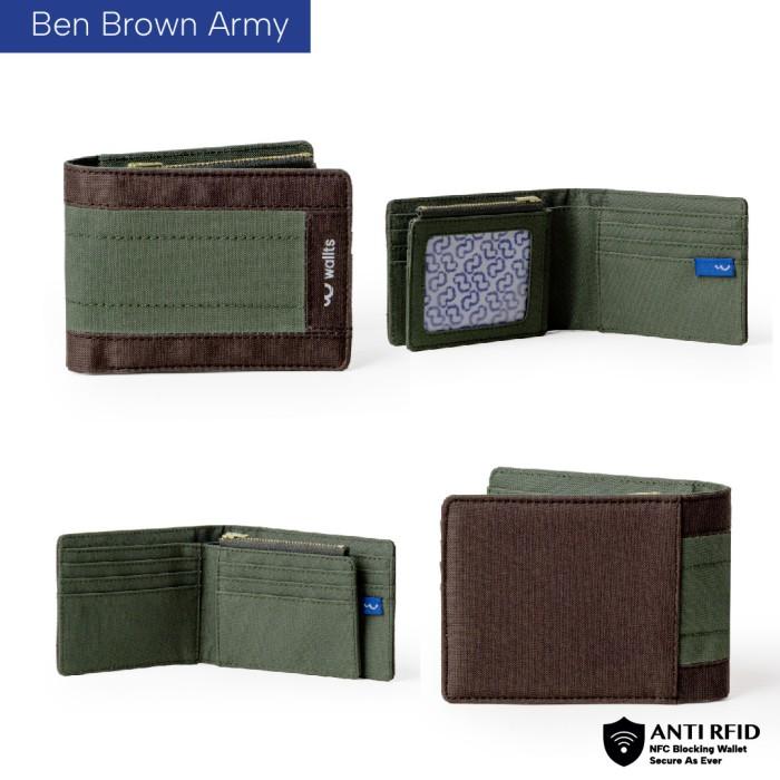 WALLTS BEN - WALLTS DOMPET LIPAT KANVAS PRIA ANTI AIR