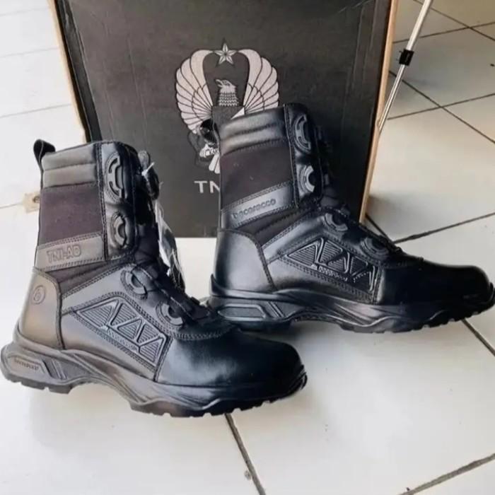 sepatu pdl bocorocco original jatah pamen tni ad / sepatu pdl tni ad