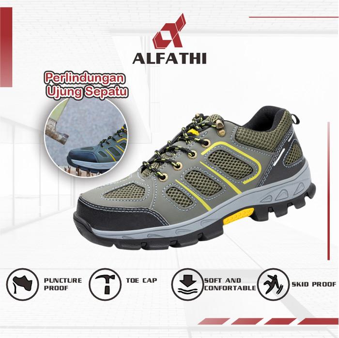 SEPATU SAFETY SNEAKERS SPORT NEW GUYISA KUNING