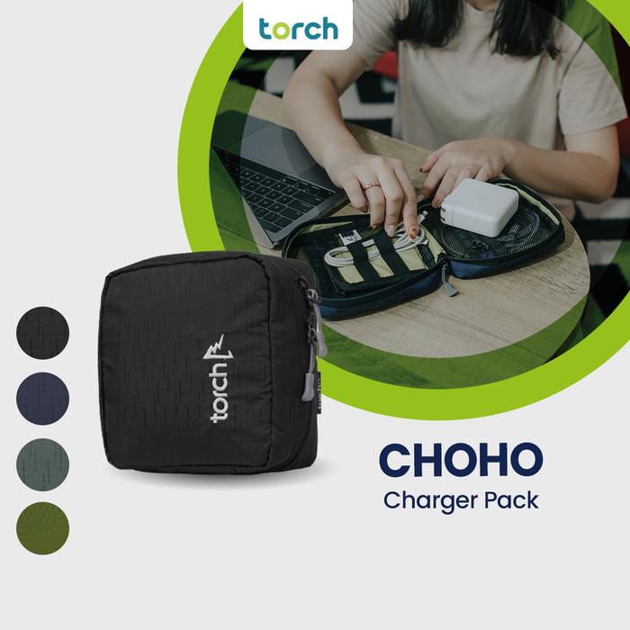TORCH POUCH KABEL CHARGER HANDSFREE - TRAVEL POUCH ORGANIZER CHOHO