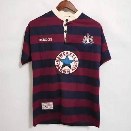 JERSEY BAJU BOLA RETRO NEWCASTLE AWAY 1995/1996 GRADE ORI