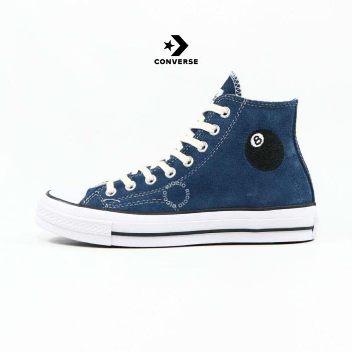 RICCIO.ID Sepatu Converse - Converse Chuck Taylor All Star 70 Hi Stussy 8-Ball