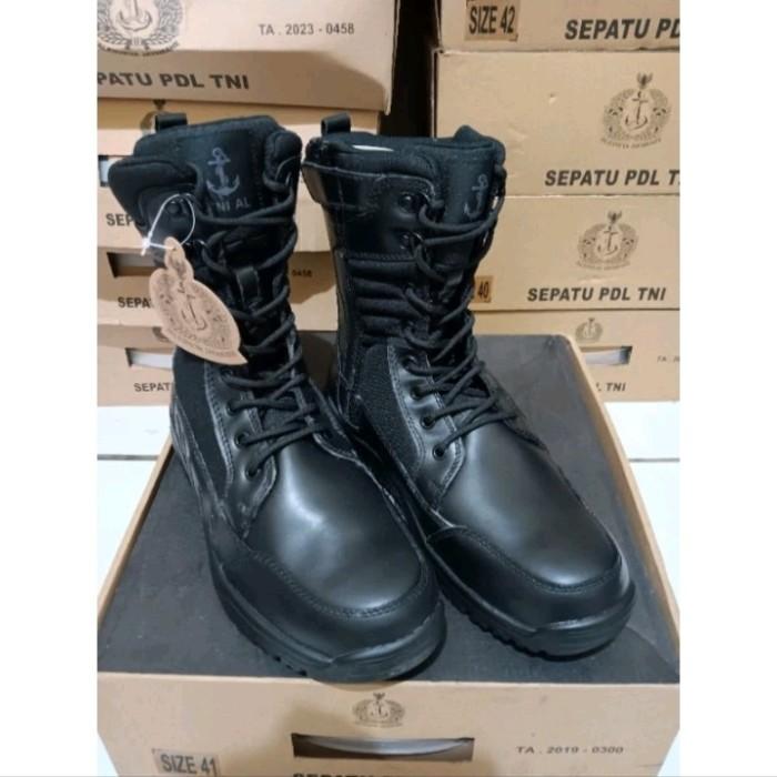 Sepatu PDL 2019 TNI AL Resleting OriginaL