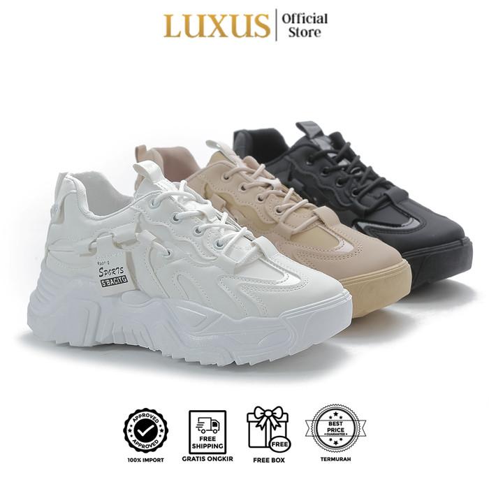 LUXUS Xiumin - Sneakers Casual | Sepatu Wanita Sport Shoes Sepatu Mall