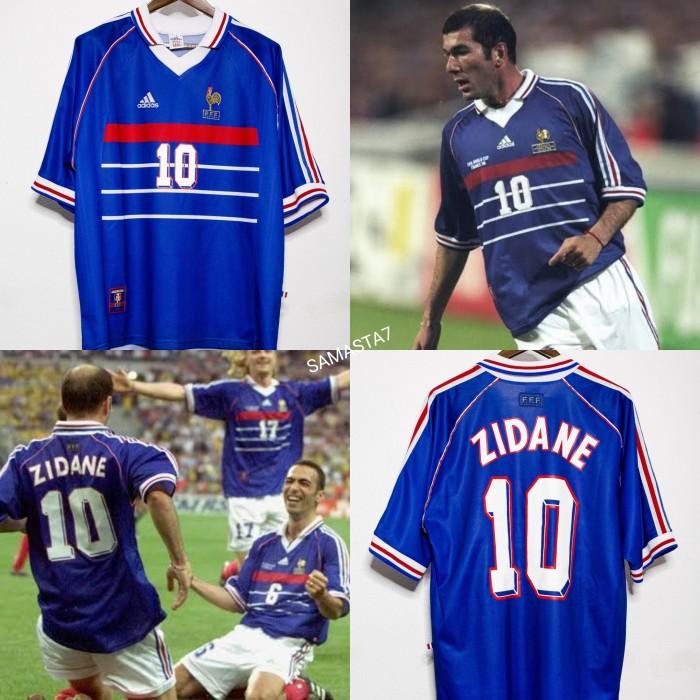JERSEY BAJU BOLA RETRO PRANCIS HOME 1998 + NAMESET GRADE ORI
