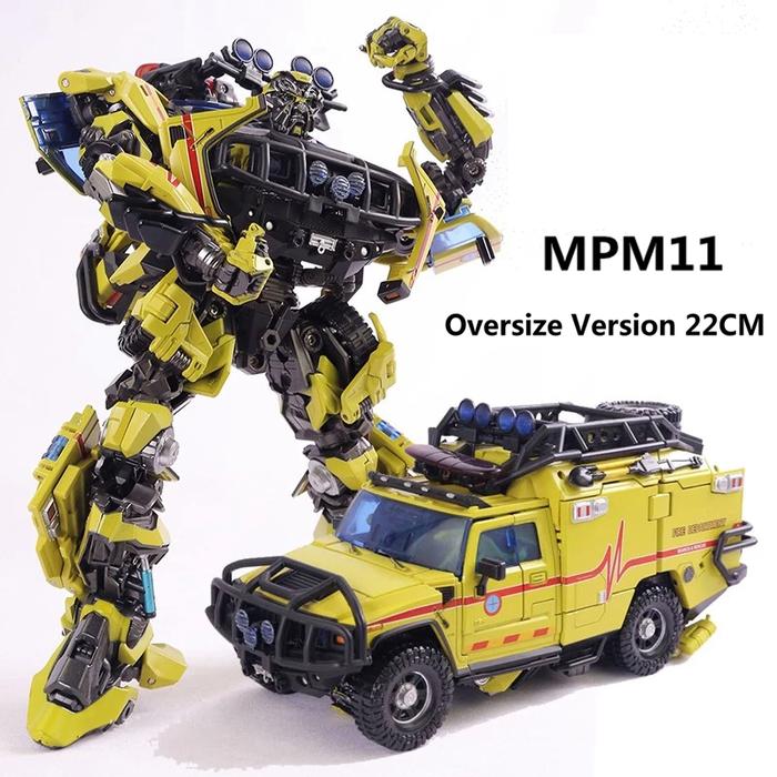 Transformation KO MPM11 MPM-11 T11 T-11 Oversize Version Ratchet Movie Edition Alloy Action Figure R