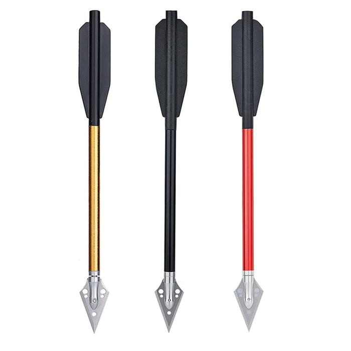 12pcs 6.25 Inch Hunting Arrows Archery Shooting Crossbow Bolts Arrows Professional Aluminum Intercha