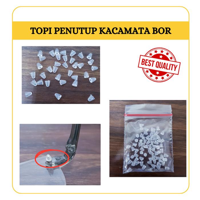 Topi Penutup Kacamata Baut Bor/frame Bor Baut/kuning [TPKB]