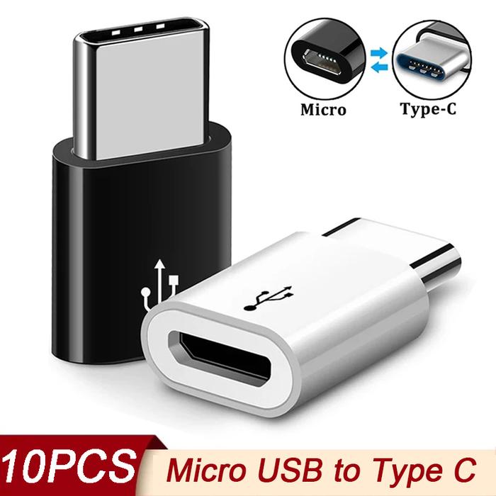 1/5/10Pcs Micro USB Female To Type C Male Adapter Converter for Android Smart Phone Tablet USB Type 