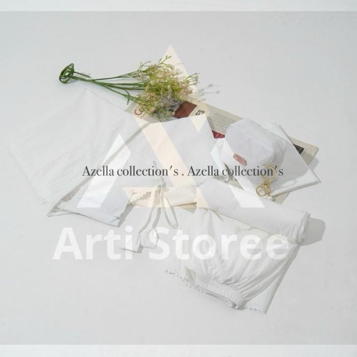 Diskon-Mukena Travel Mini Parasut Korea Crinkle Sierra Series - Sierra BW-Murah
