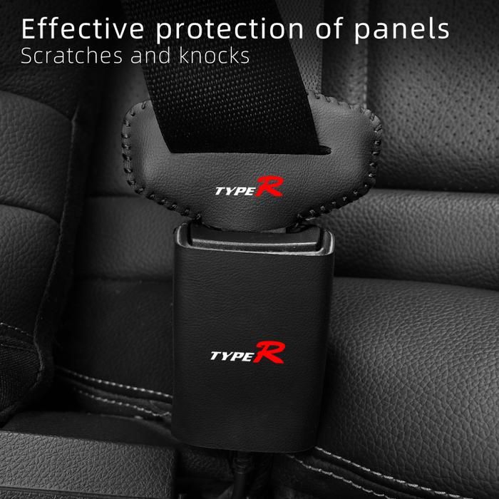 Anti Scratch Car Seat Belt Clip Protector Seatbelt Buckle Lock Cover  Honda TYPE-R Accord Mugen Civi