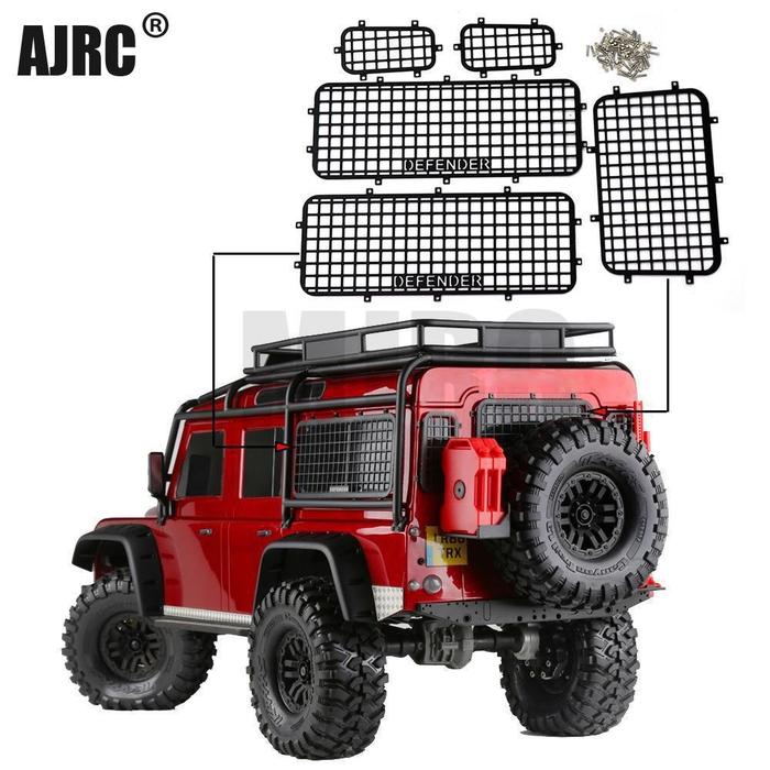 Trax Trx4 Defender 82056-4 Metal Window Mesh Protective Net 1/10 Rc Crawler Car